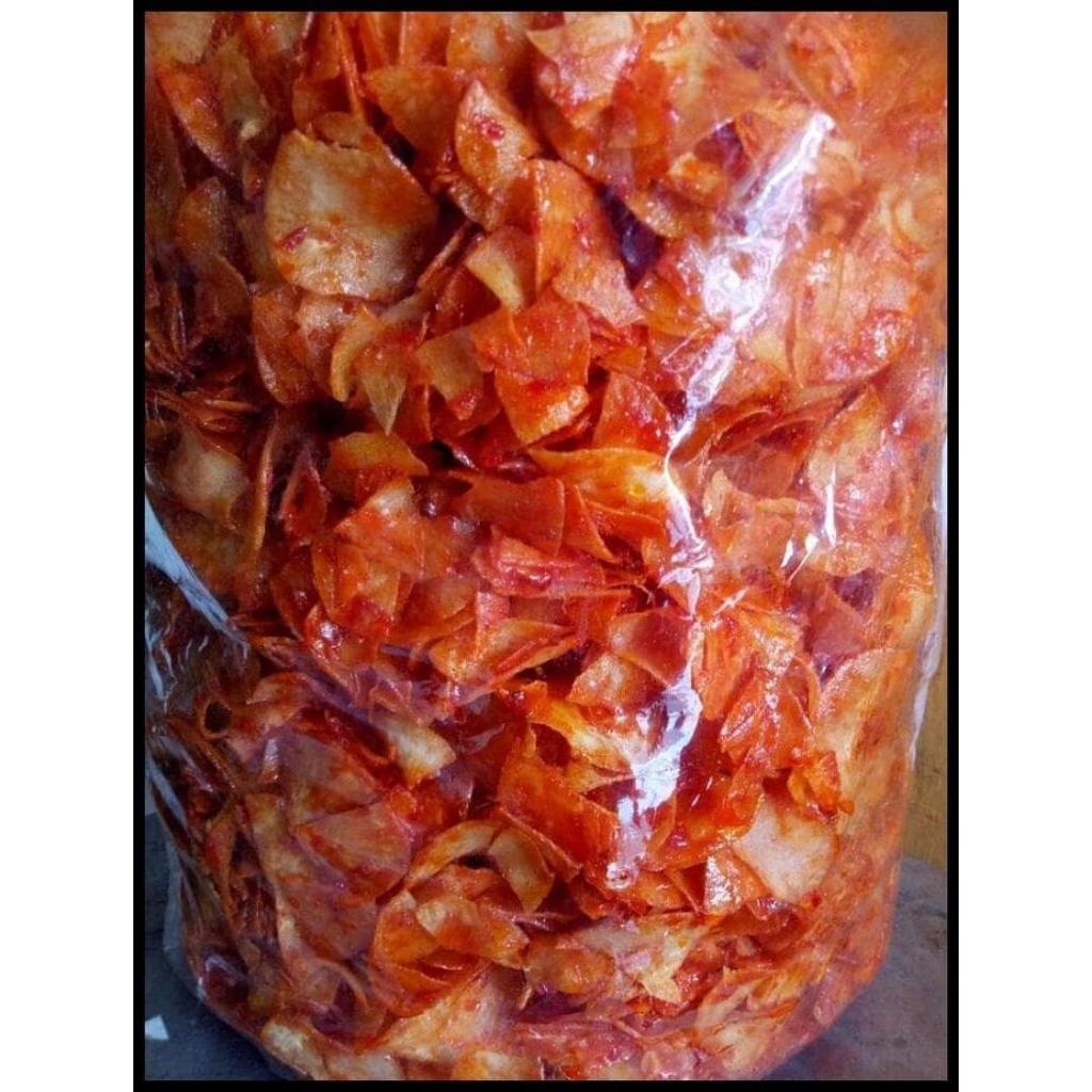 kripik singkong pedas manis gula aren 1kg