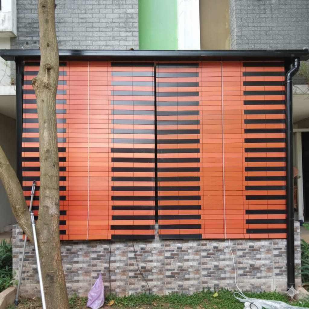 Krey Tirai Outdoor Kayu Tahan Cuaca