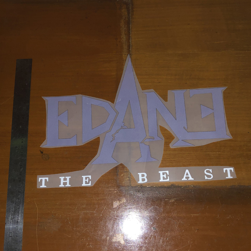 Sablon Edane The Beast Ukuran A3 | Sablon DTF A3 | Sablon Kaos | Sablon T-SHIRT