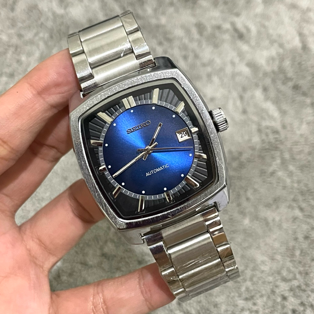 Jam Tangan Pria Automatic Seiko Craft Open Back Case Tanggal Aktif