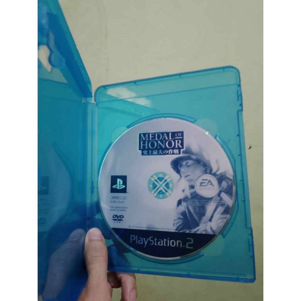 kaset ps2 medal of honor original japan preloved pastikan optik PS2nya prima dan normal