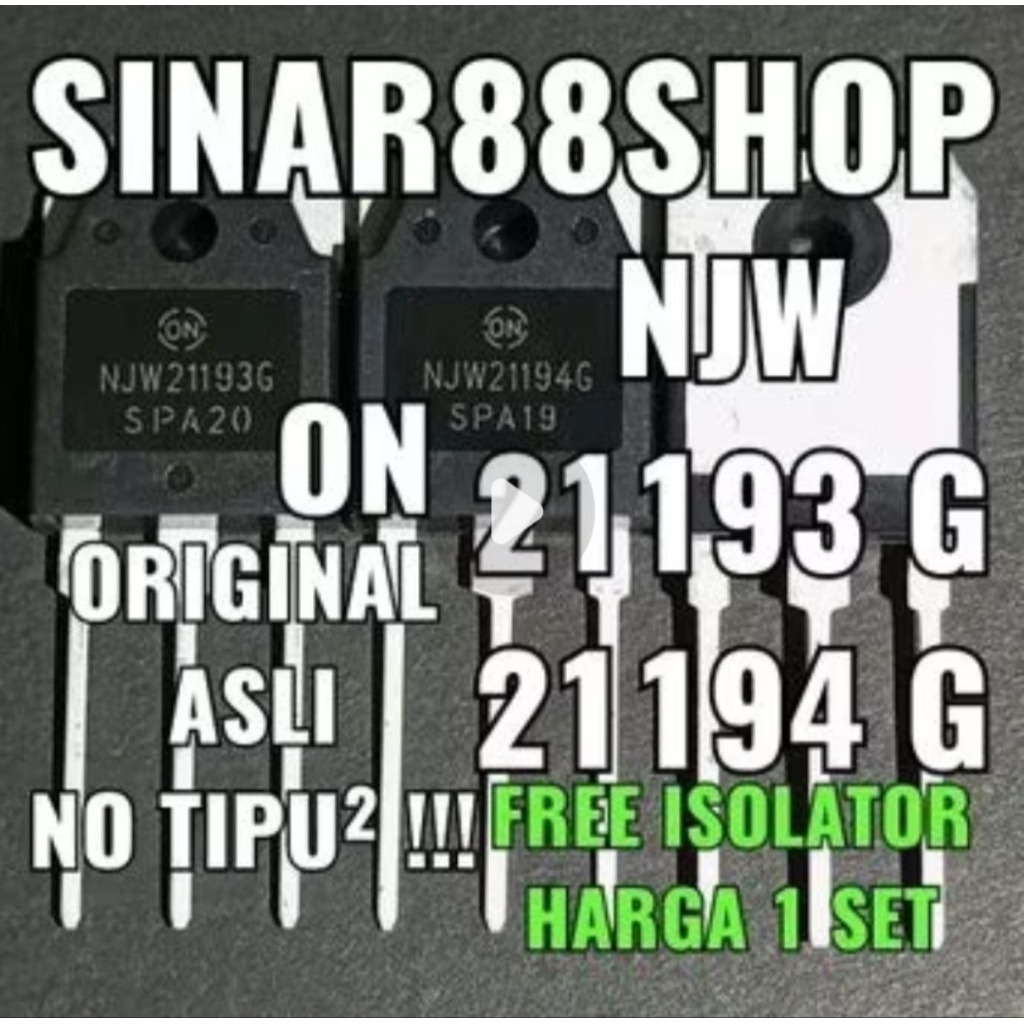 HARGA 1 SET/PASANG NJW21193G NJW21194G NJW 21193G 21194G ON ORI ASLI TR FINAL NJW21193...