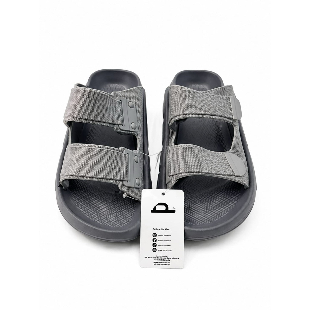 Sandal Slop Porto 1062M/Sandal Slide/Sandal Slop Karet Pria