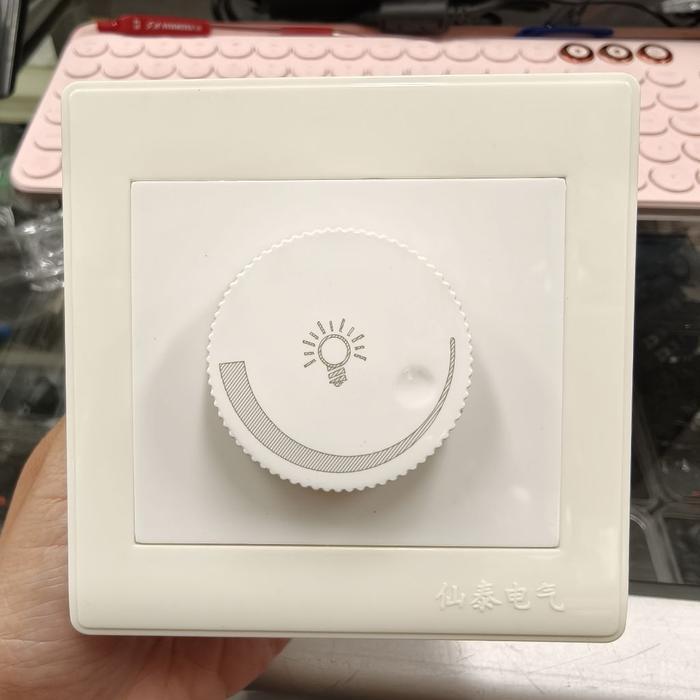 Dimmer Lampu AC 15-100W Dimmer Tembok Switch Peredup Cahaya Lampu 220v