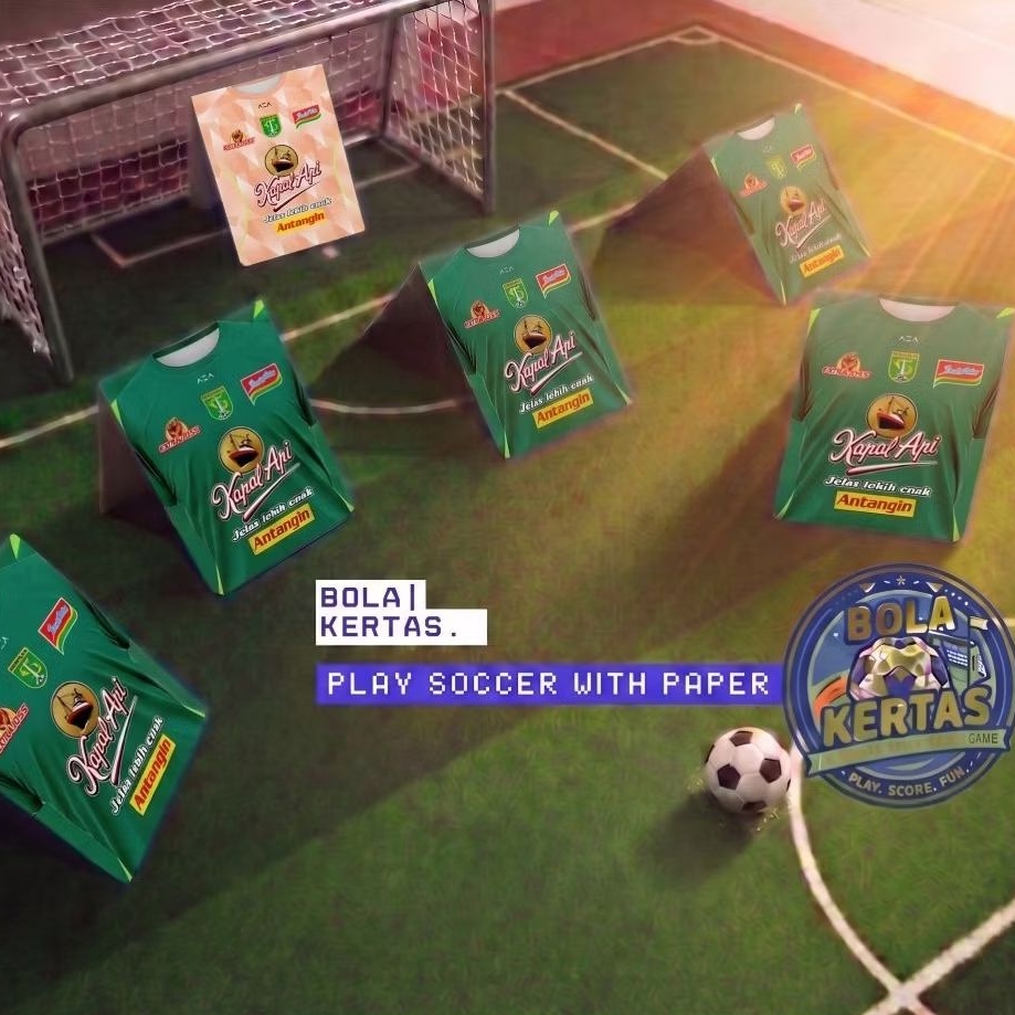 Bola Kertas | 6 Pemain Bola Kertas Edisi Persebaya Home 2026 | Mainan Bola Kertas