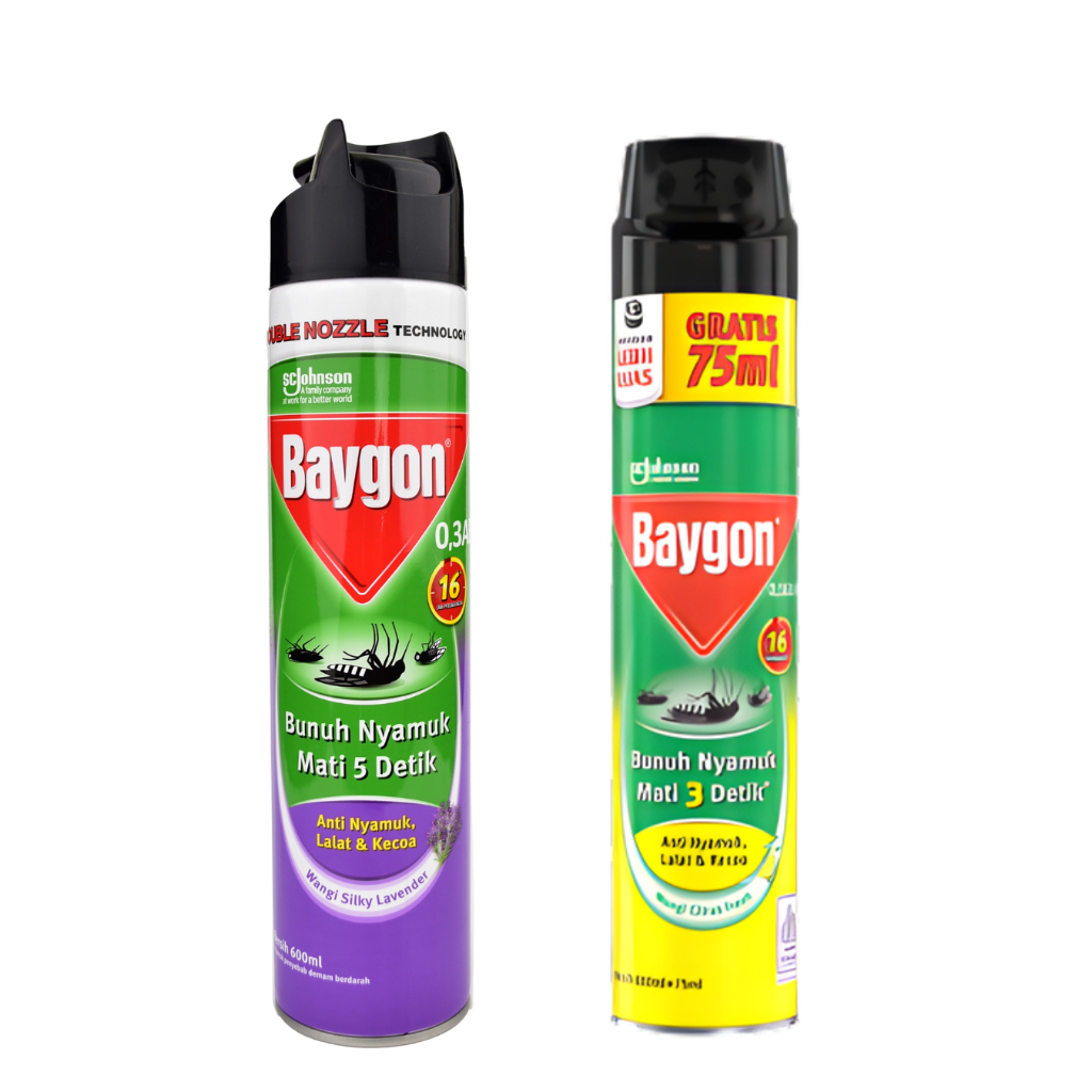 Baygon Aersol 600ml All Aroma/Pembasmi Nyamuk