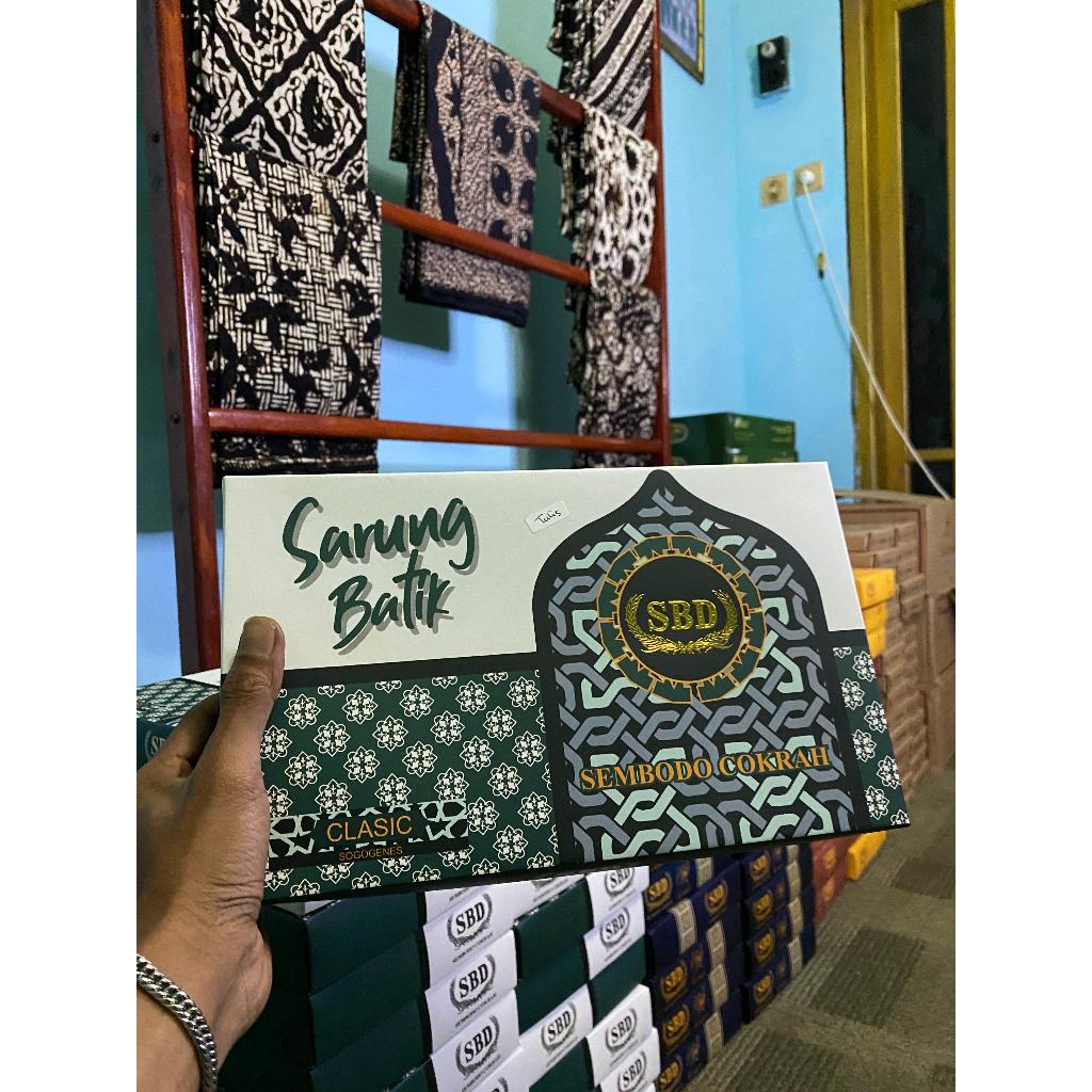 SEMBODO TULIS - Sarung Batik Tulis Klasik Sembodo Katun Dewasa