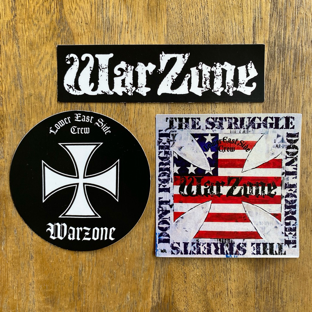 Sticker Band Warzone Hardcore
