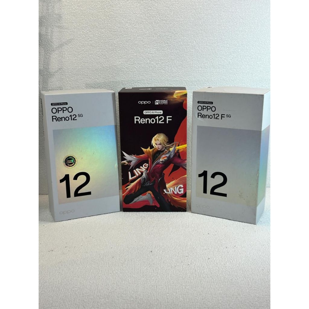 kardus Dus Box Hp Oppo Reno 12F 5G / Reno 12 5G / Reno 12F ML Original TERMURAH