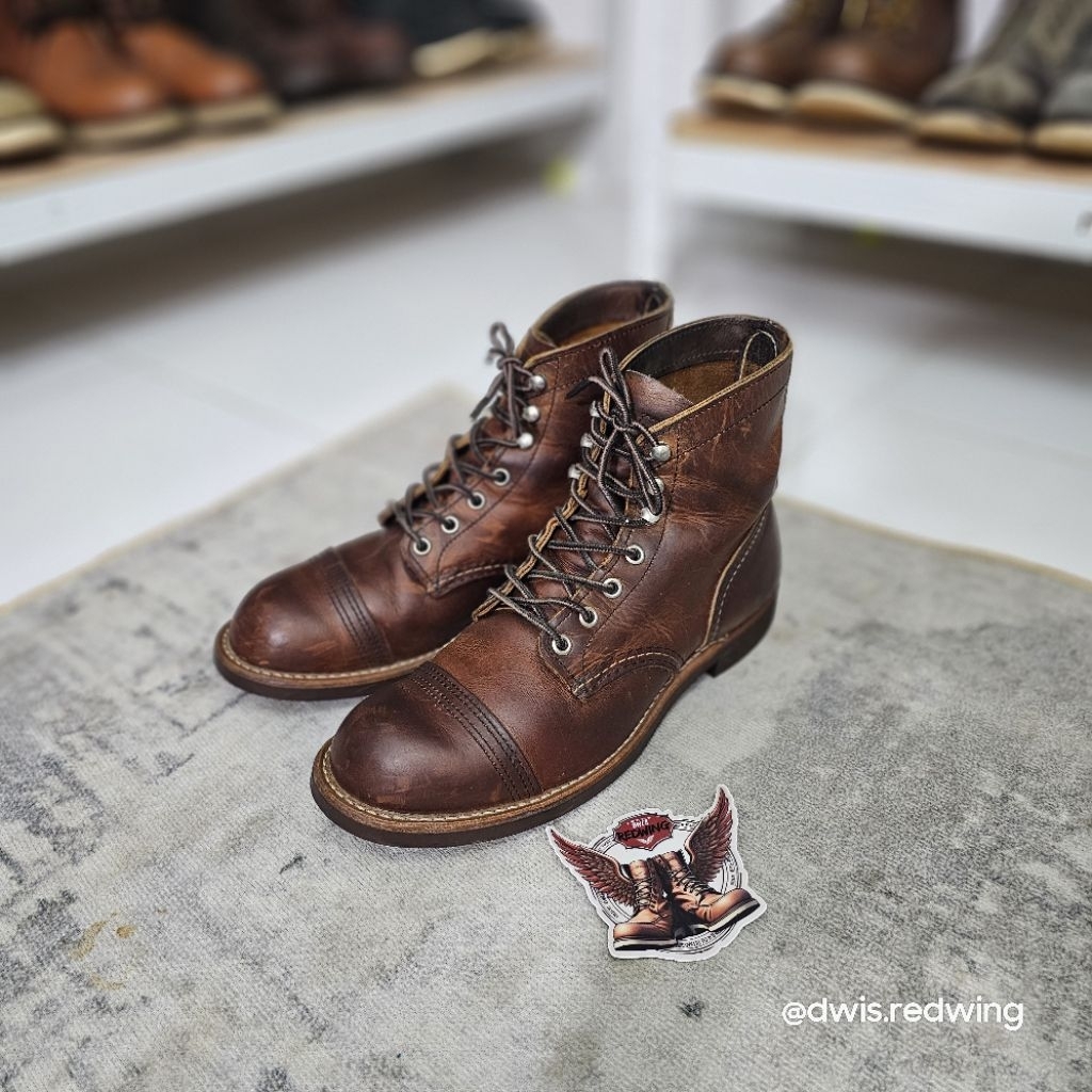 Redwing 8085 Iron Ranger Size 7½D / 40 insole 25,5cm