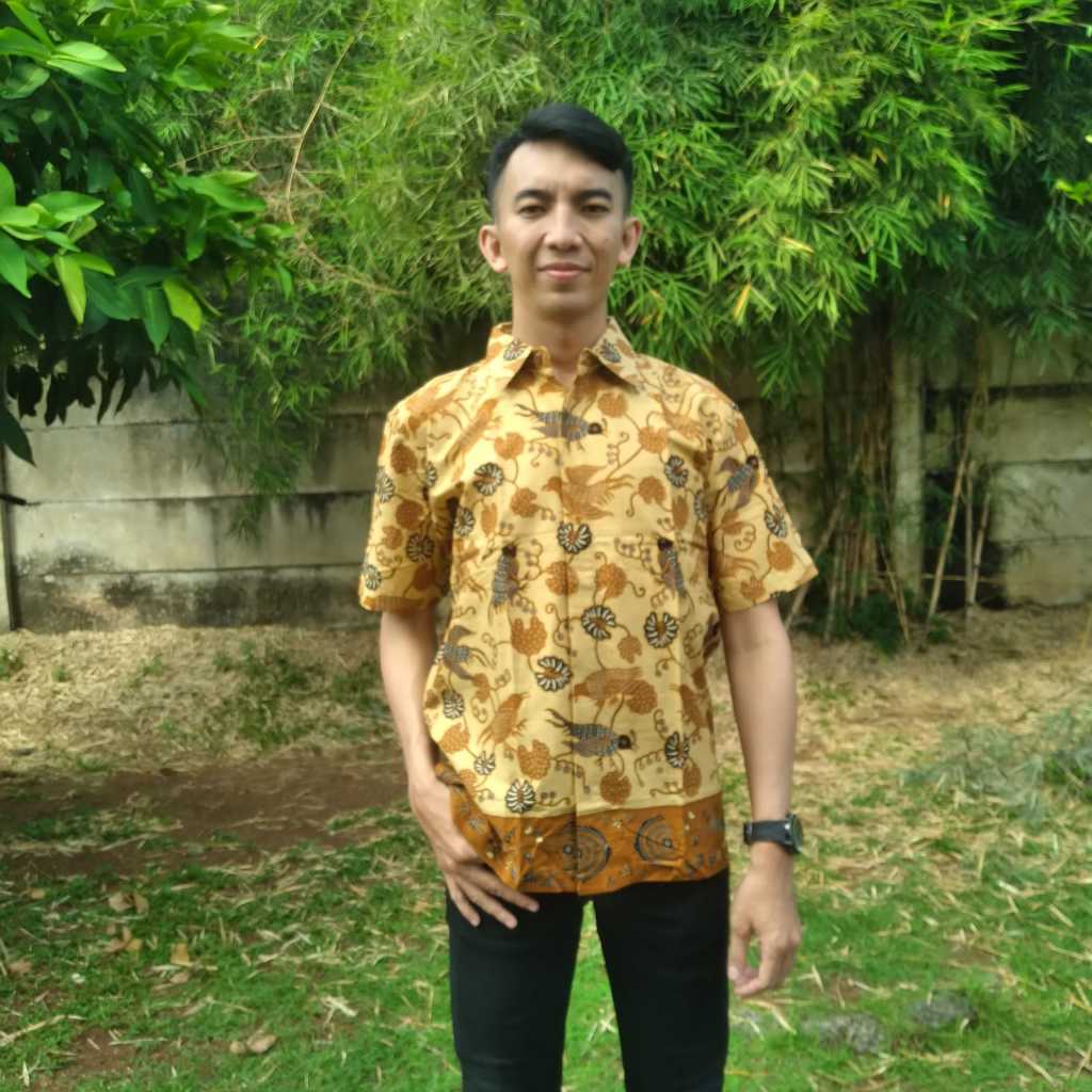 Hem Batik Pria Danar Hadi Size S M L XL