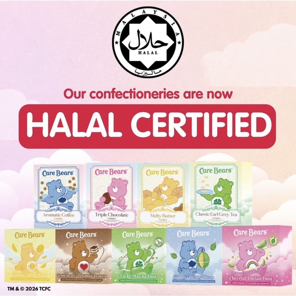 Care Bears Malaysia Cookies/Milk Chocolate Satuan Per Pcs