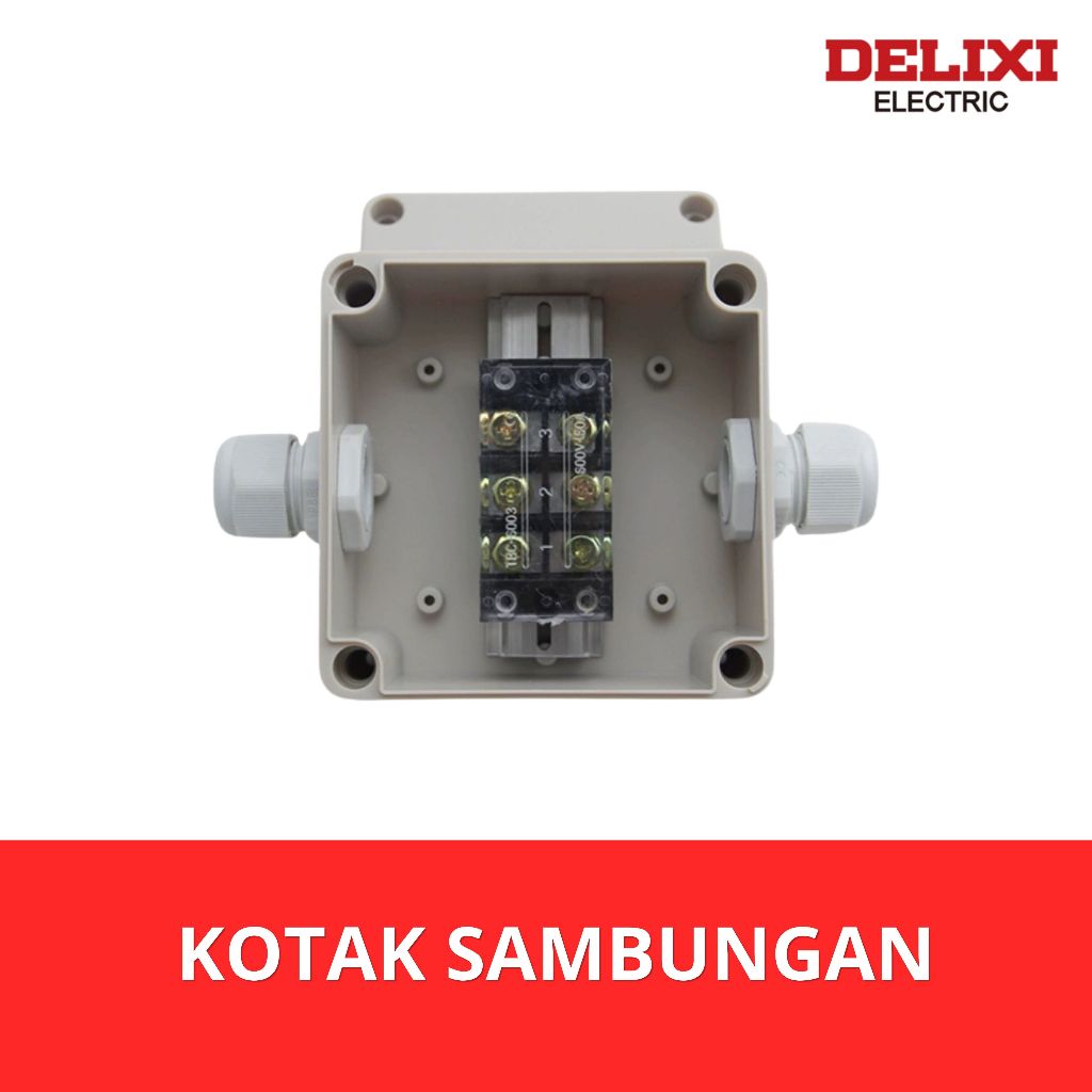 Delixi - Terminal Block Blok 15A 6P (TB 1506L) DURADUS JUNCTION BOX Legrand Box Junction 80 x 80 x 4
