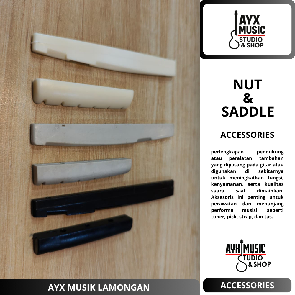 Nut & Bridge Saddle Gitar