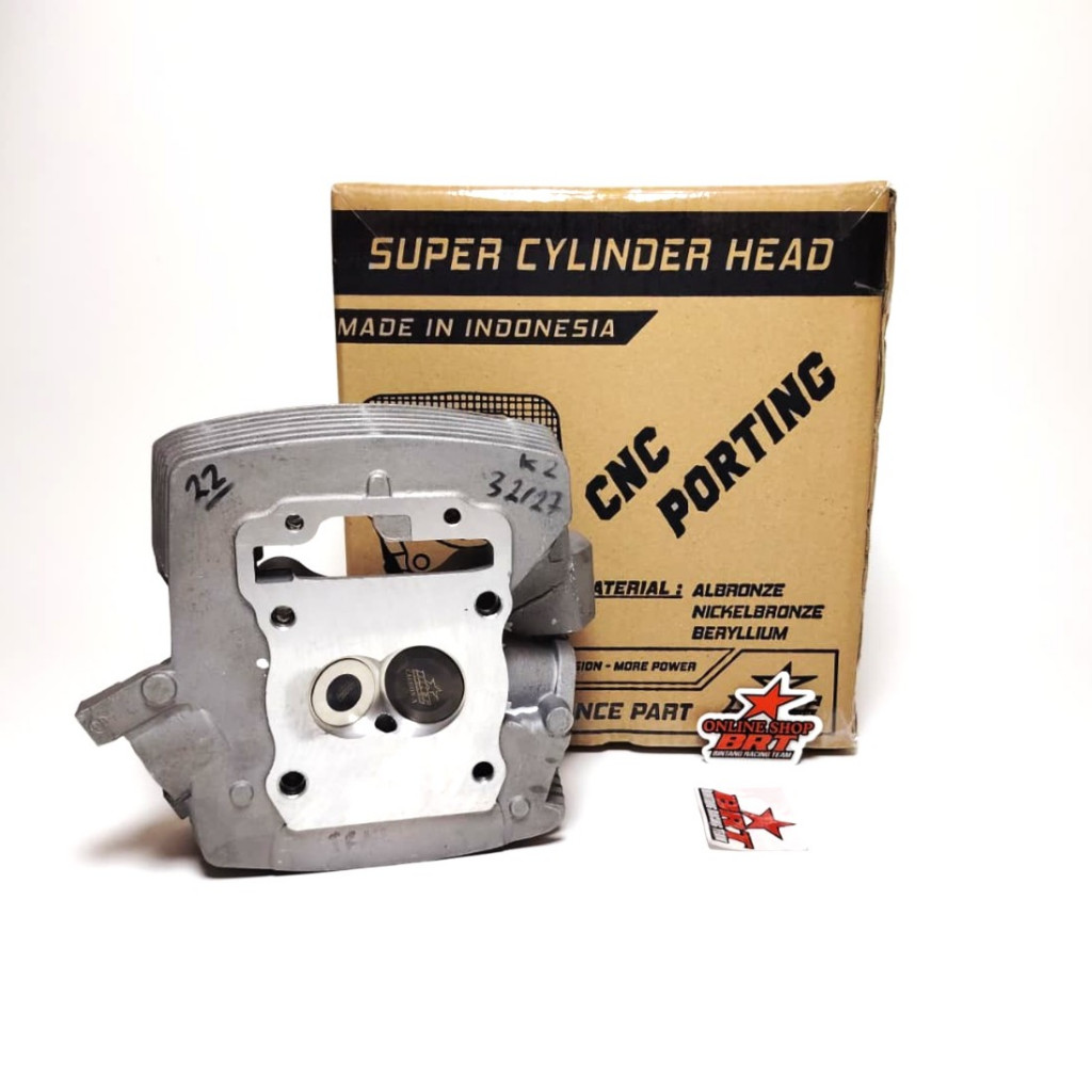CYLINDER HEAD BRT KOP CRF 150 VERZA NEW MEGAPRO PORTING CNC NON PORTING Klep 32 27 34 29 36 31 38 33