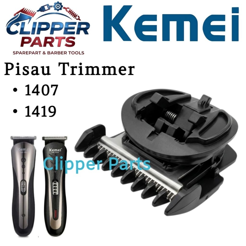 Pisau Cukur Trimmer Kemei 1407 1419 Mata Pisau Mesin cukur Kemei
