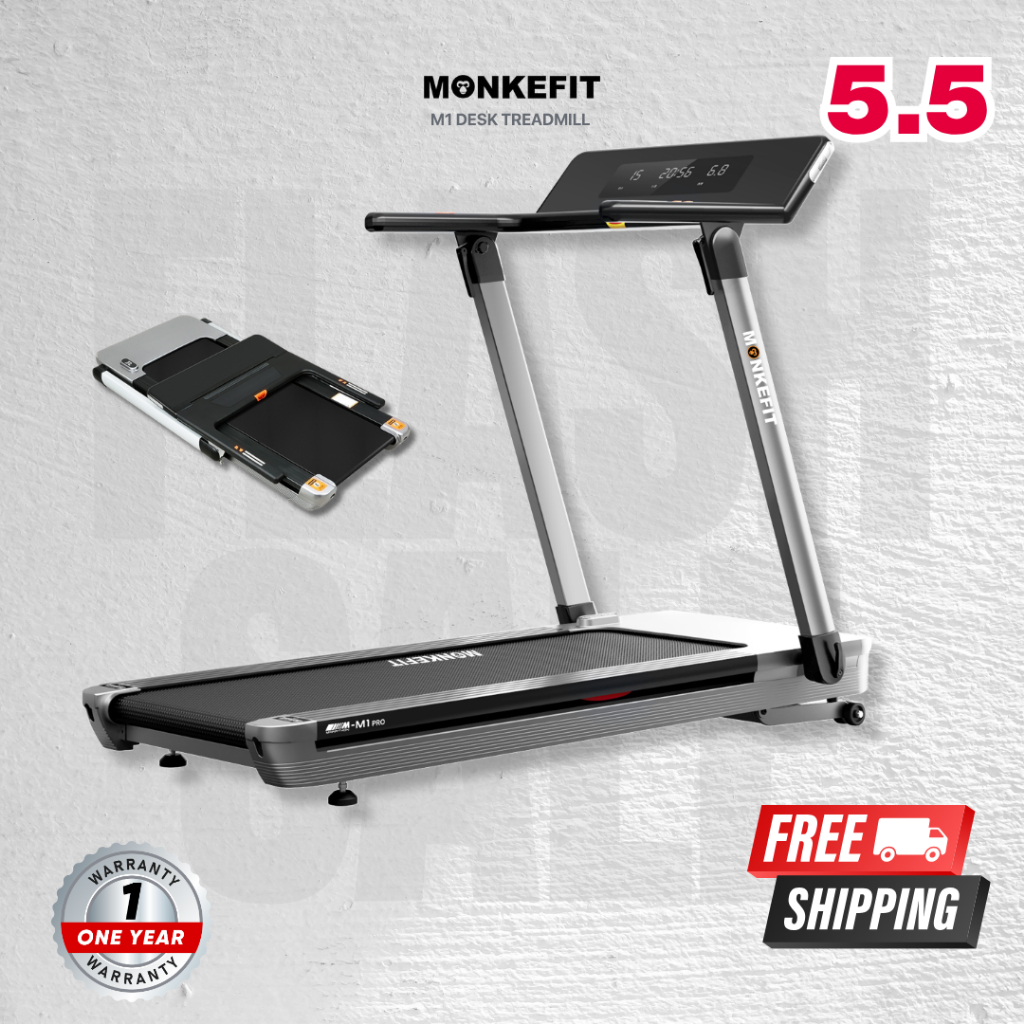 Monkefit M1 Treadmill – Treadmill Elektrik Home Fitness