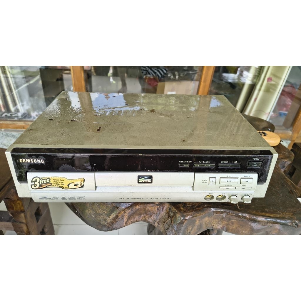 samsung vcd player jadul bekas sudah rusak off