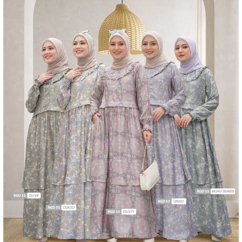 RAUNA BAJU GAMIS WANITA DEWASA RGD 53