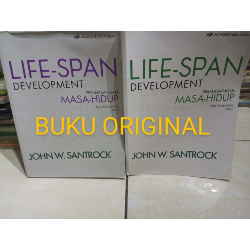 BUKU ORIGINAL / buku life - span development  ( Ed 13 - Jil 1 & 2 )