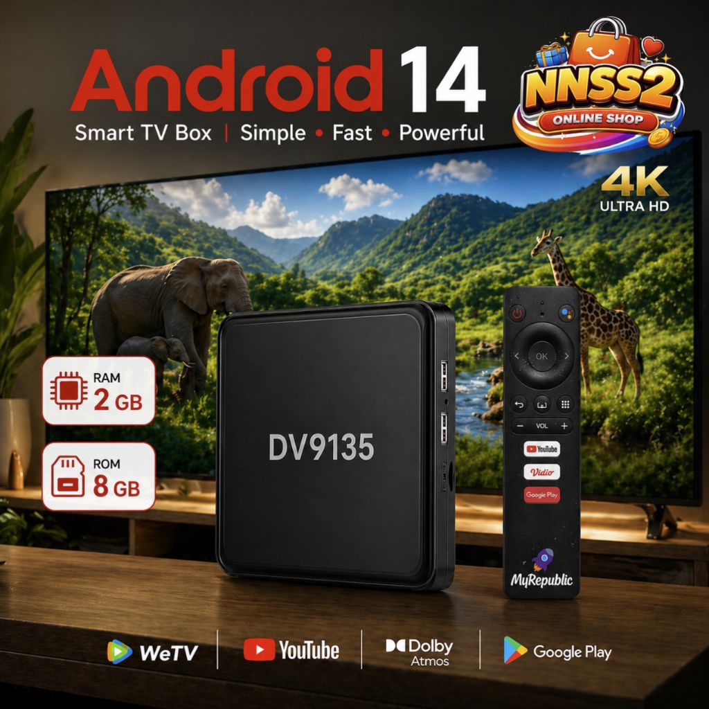 STB DV9135 ROM 2/8 ANDROID 14 SIAP PAKAI (ex MyRep)