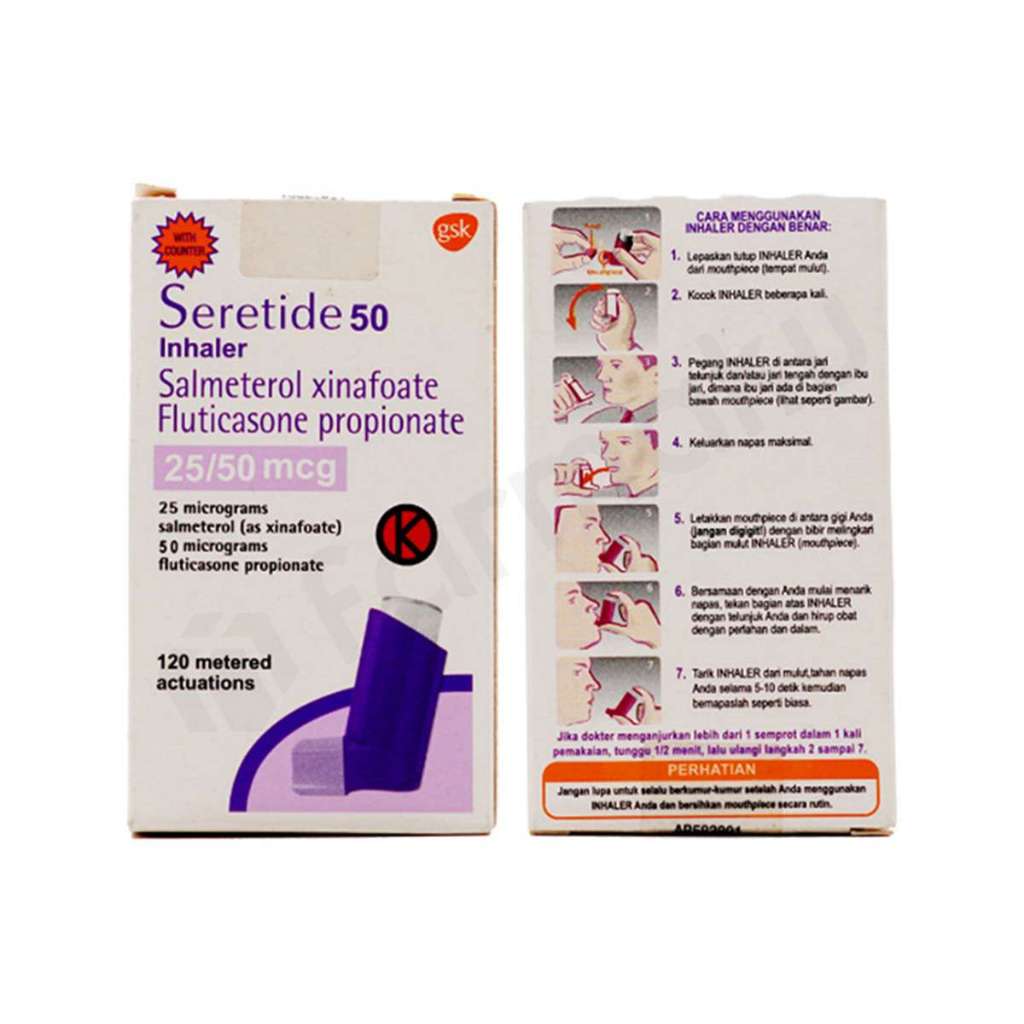 SERETIDE 50 INHALER 1 CANISTER @ 120 DOSIS