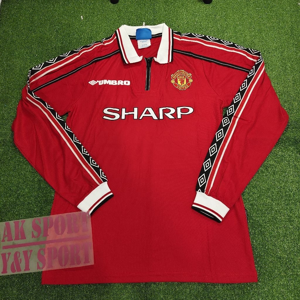 retro || LS MU HOME TREBLE 1998-1999 SPONSOR VELVET