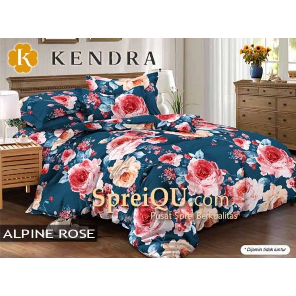 Set Sprei dan Bed Cover Kendra 180x200