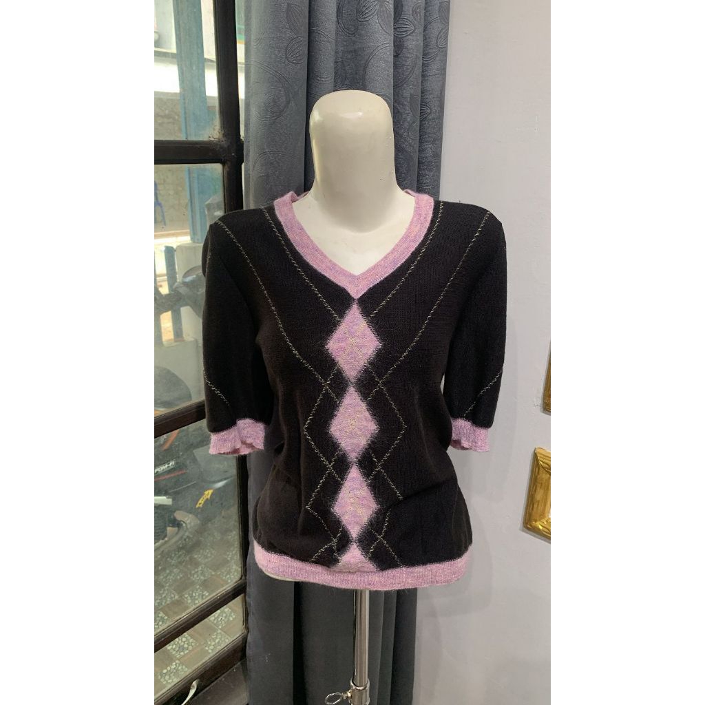 rajut motif ketupat