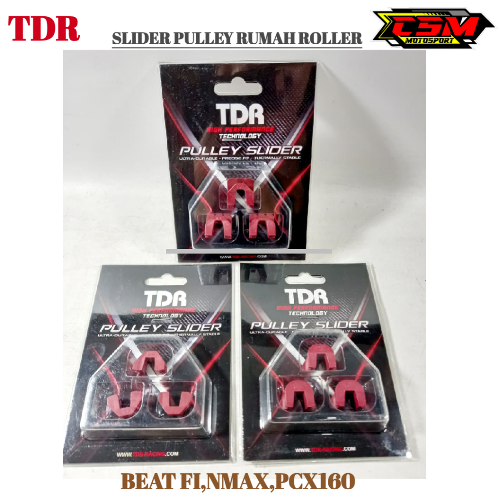 SLIDER PULLEY RUMAH ROLLER ORIGINAL TDR KARET KLIP RUMAH ROLLER TDR