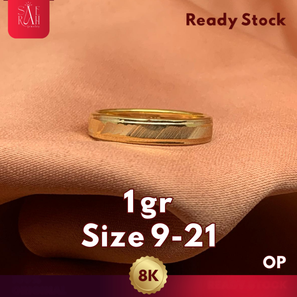 Cincin Emas 8K - Toko Emas Saerah - 1 Gram 78