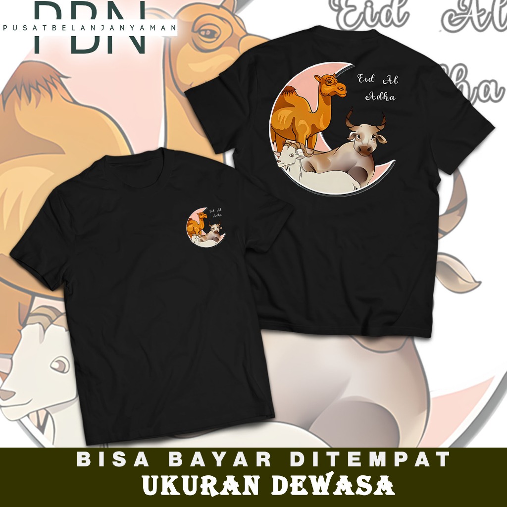 Kaos Panitia Qurban 1447H 2026 Desain Premium Idul Adha Sapi Unta Combed 24s