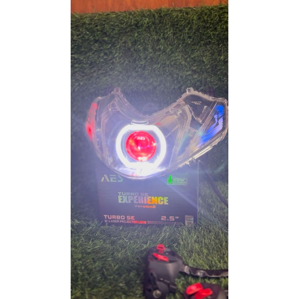 Lampu Depan Mio M3 BILED AES RGB BELANG