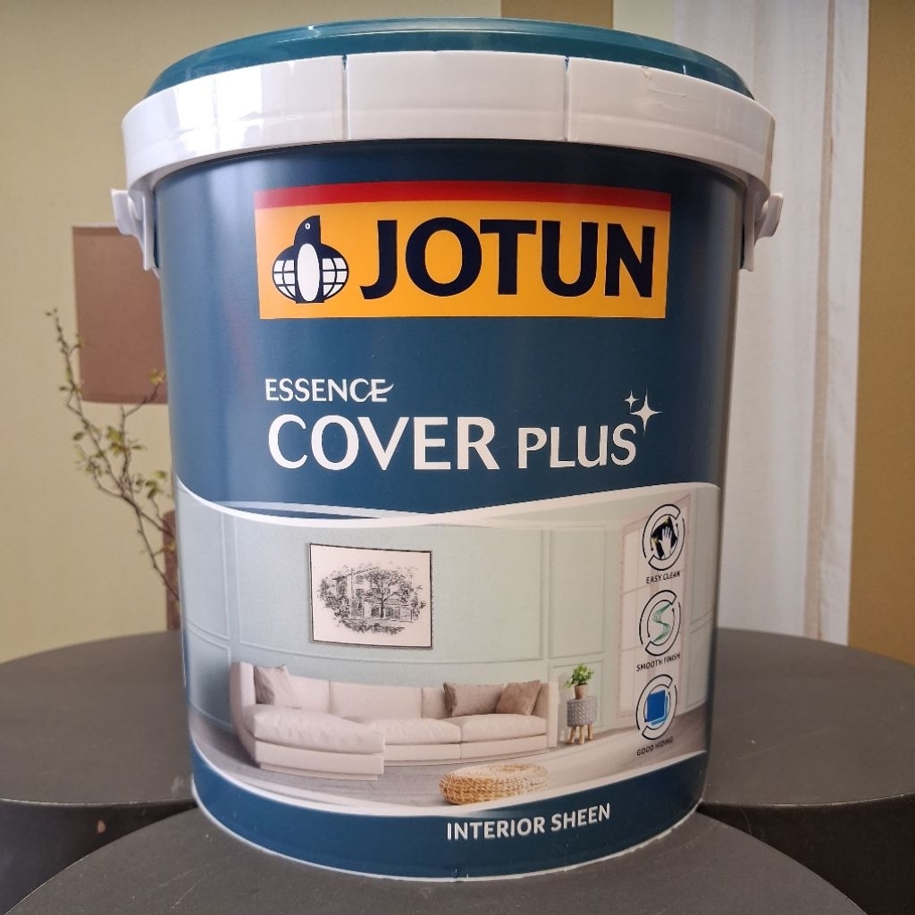 JOTUN COVER PLUS 25KG/CAT TEMBOK DALAM/CAT TEMBOK INTERIOR/CAT TEMBOK ANTI NODA