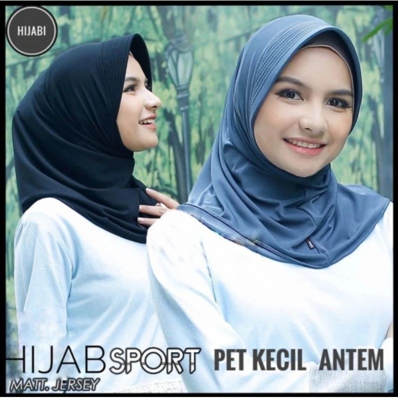 DSC - 40+ Warna Jilbab Sport Murah /Jilbab Lycra Instan Jokowi / Bergo Sport