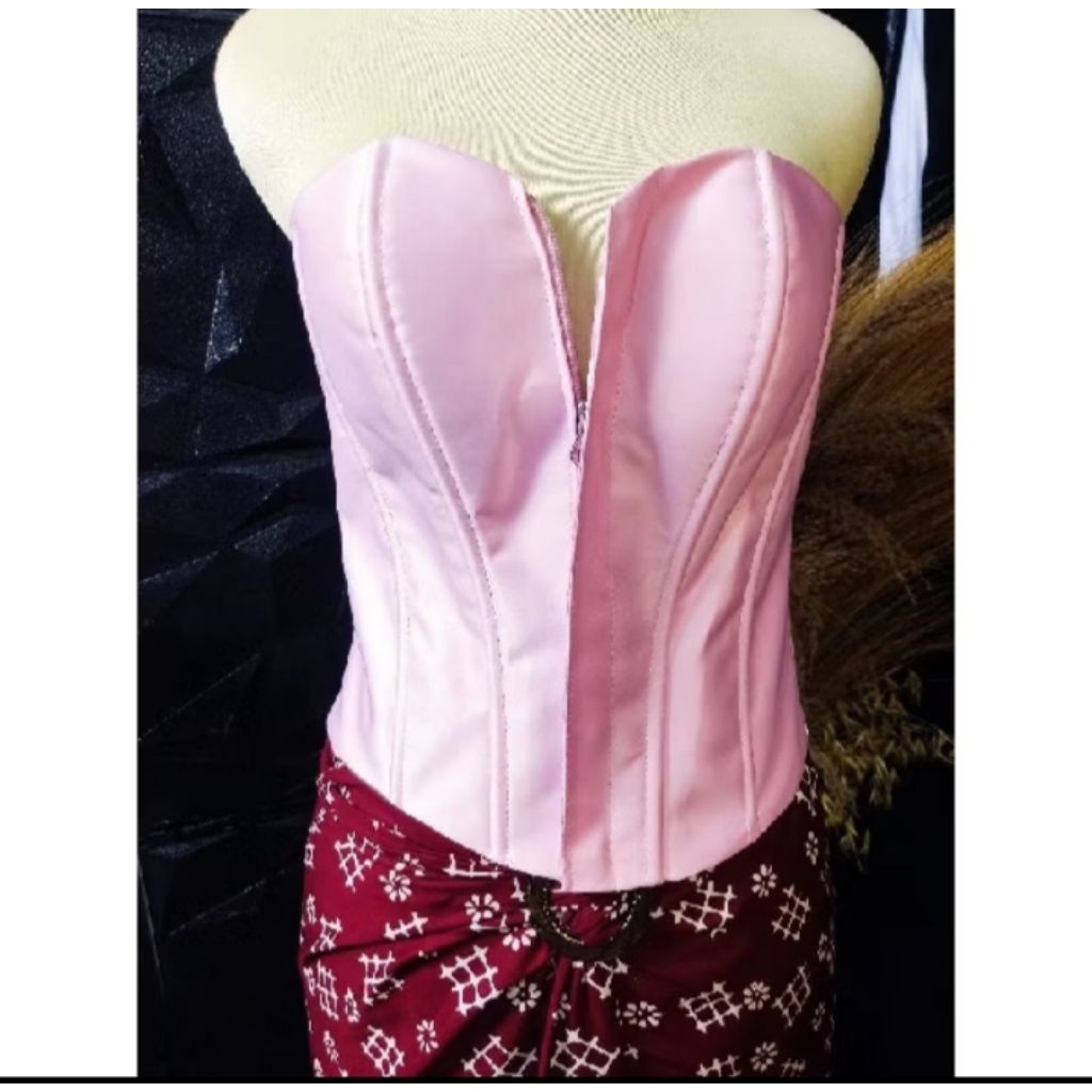 KAMISOL SLETING DEPAN/BUSTIER/KEMBEN/DALEMAN KEBAYA