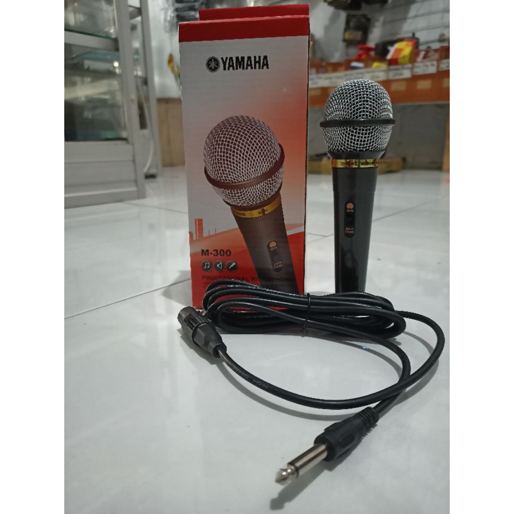 MIC KABEL YAMAHA M300 // MICROPHONE KABEL YAMAHA