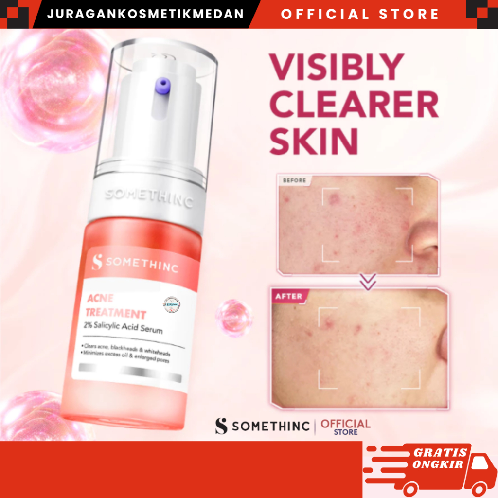 SOMETHINC ACNE TREATMENT 2% SALICYLIC ACID SERUM ACNE SERUM SERUM ANTI JERAWAT