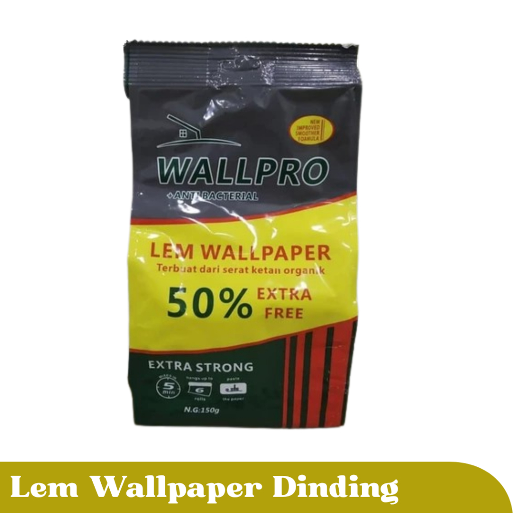 Lem Wallpaper Dinding Vinyl New Wallpro