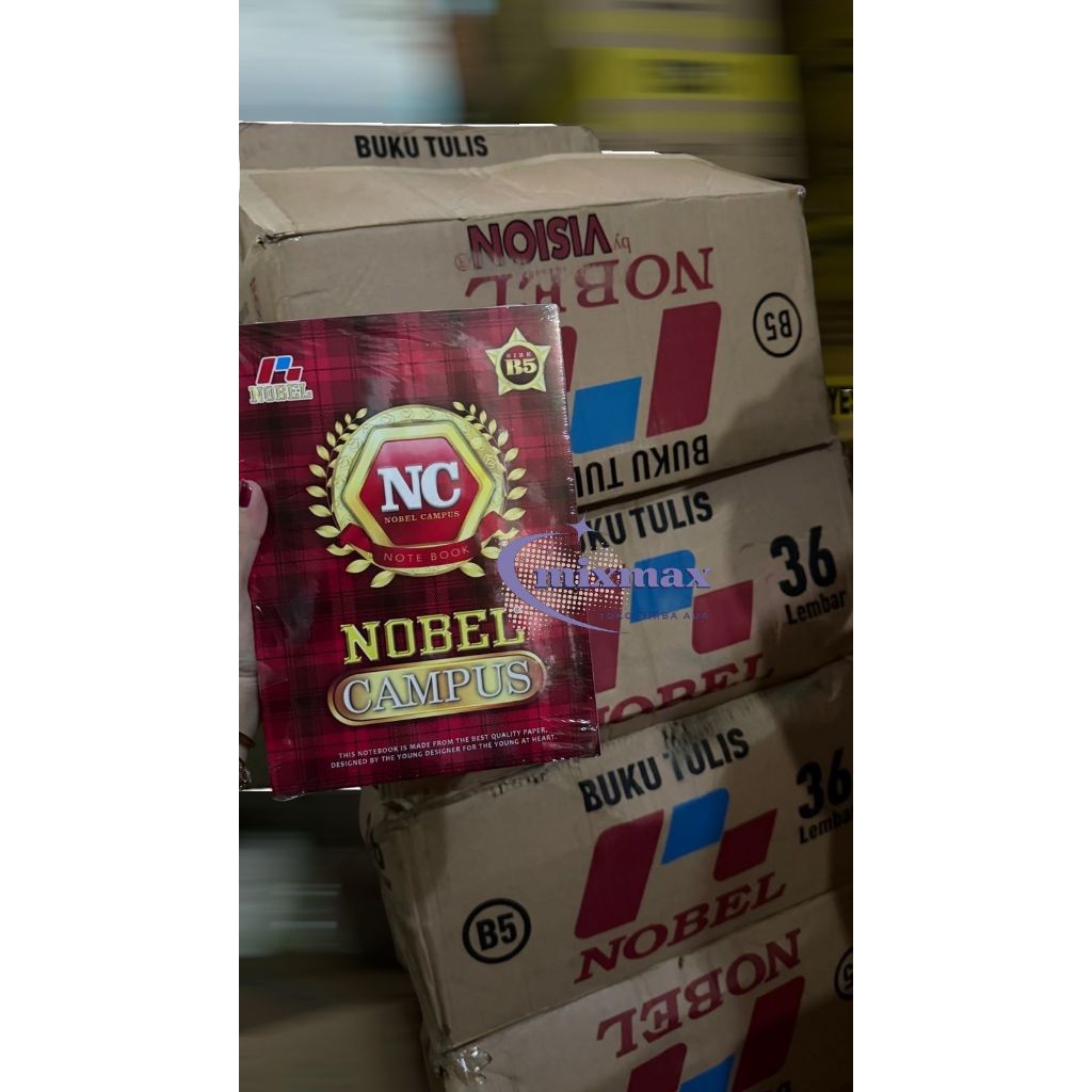[DUS] BUKU TULIS CAMPUS NOBEL 36 LEMBAR / BUKU TULIS BESAR BOXY
