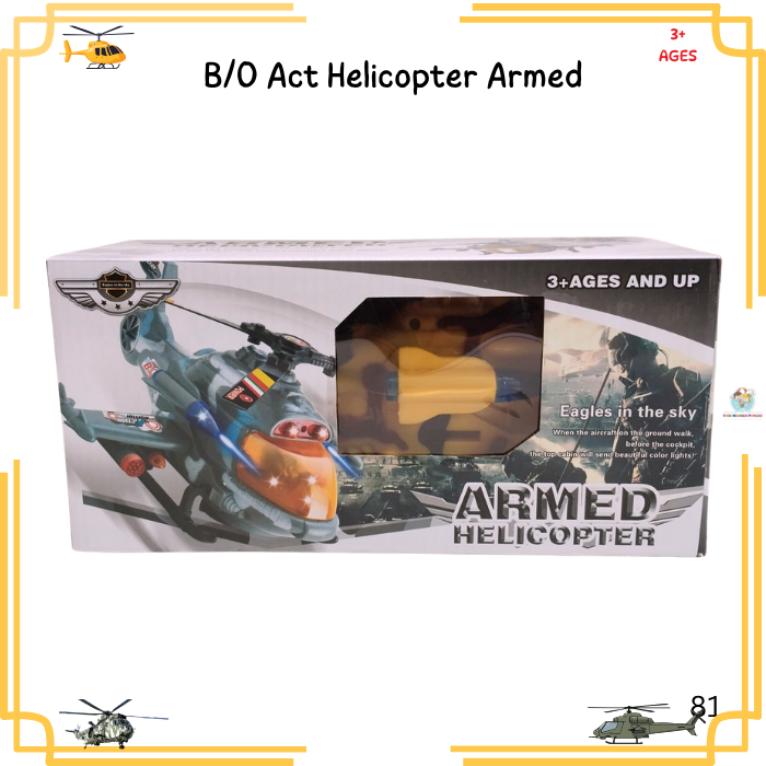 Mainan B/O Act Helicopter Mainan Anak Helicopter
