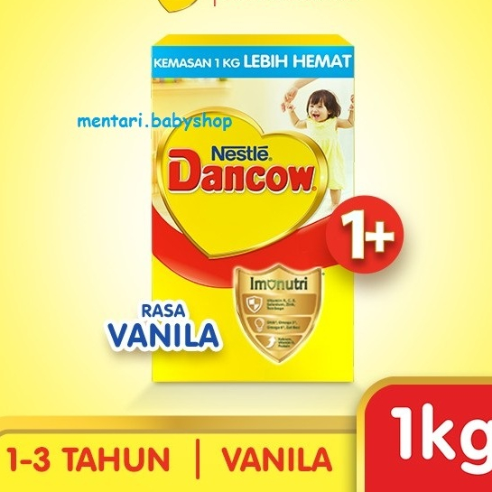 Susu Dancow 1kg 1+ 3+ 5+ rasa madu dan vanila susu formula bayi