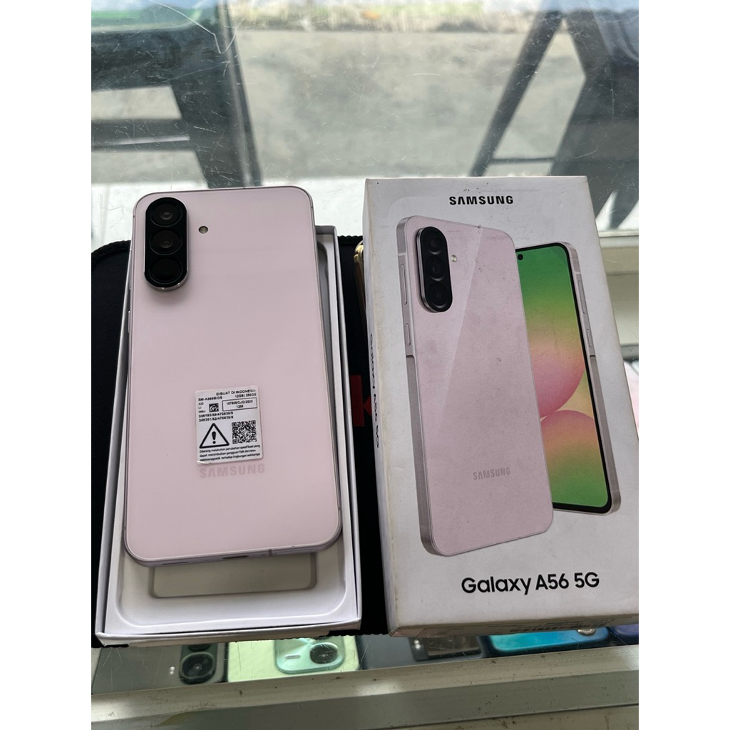 Samsung A56 5G 12/256 gb second like new garansi resmi on