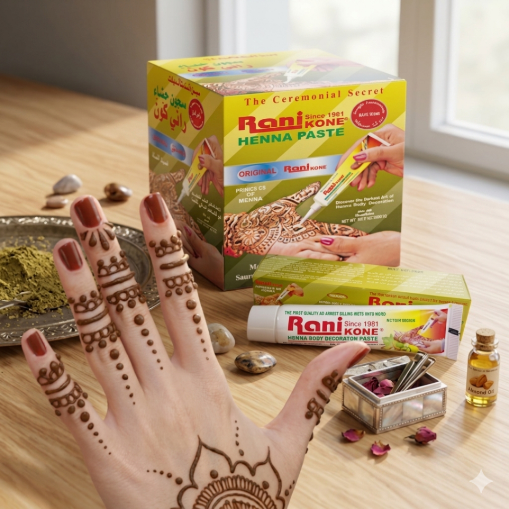 HENNA RANI KONE YELLOW PACK RK-99 | RANI YELLOW BESAR ISI 30GR