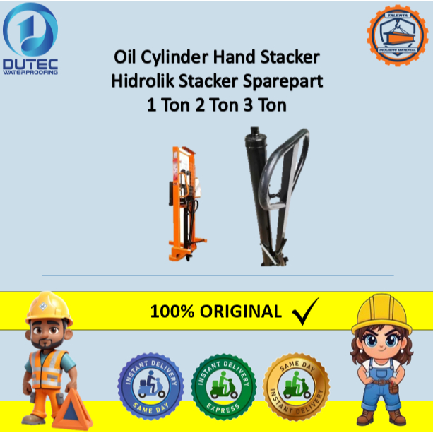 Oil Cylinder Hand Stacker 1 Ton / 2 Ton / 3 Ton | Oil Cylinder Stacker 1M–2M | Hidrolik Stacker Spar