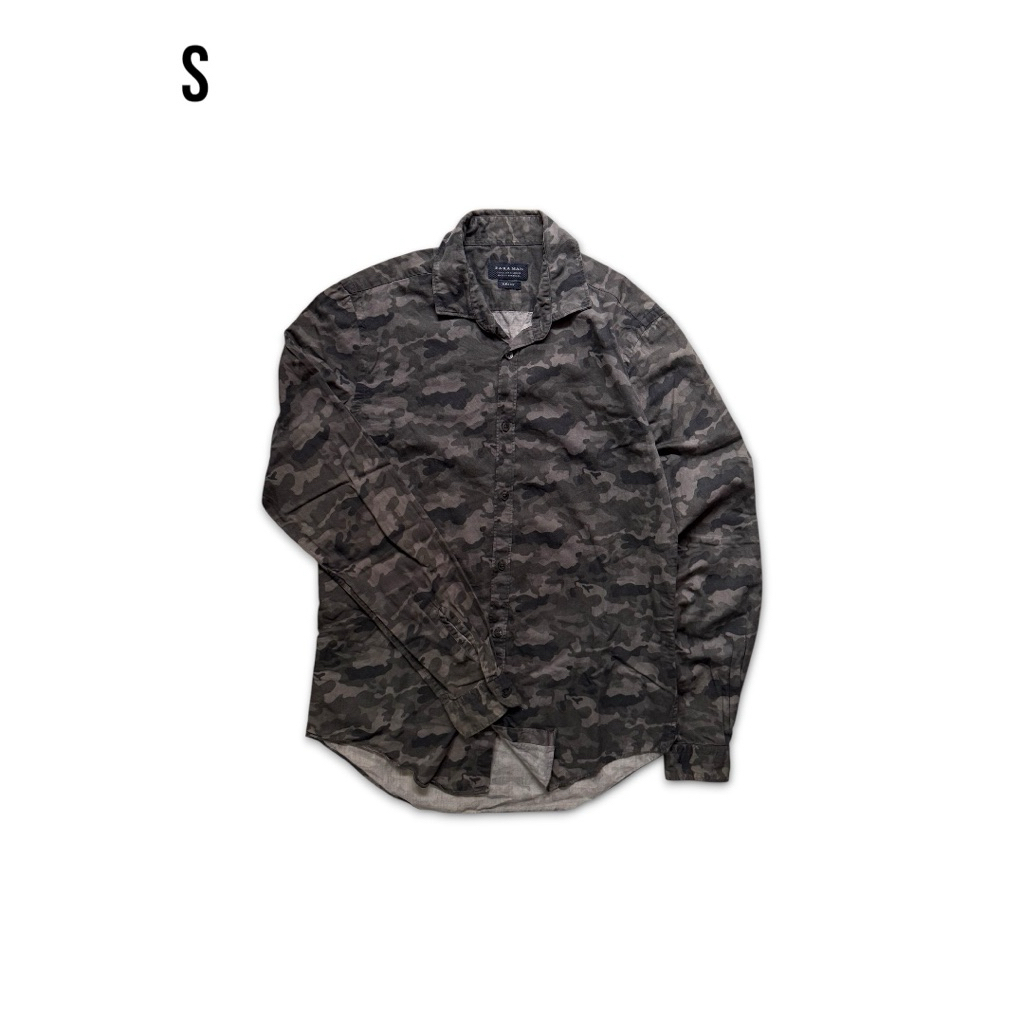 Kemeja Zara Camo