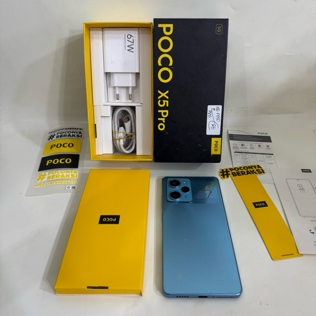 Xiaomi Poco X5 Pro 5G 8/256gb Fullset Second Garansi Resmi