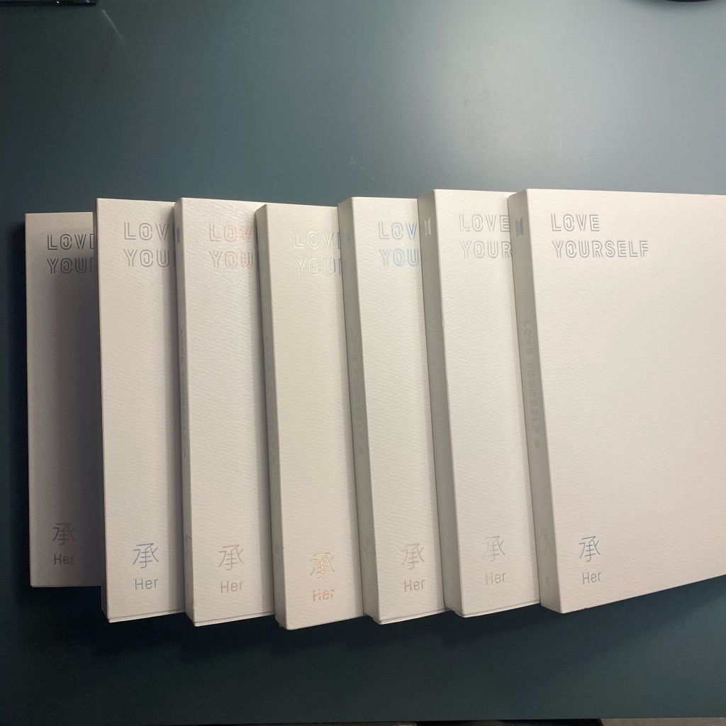 [ ready stock ] bts love yourself her ver l o v e album only rm namjoon yoongi suga agustd seokjin j