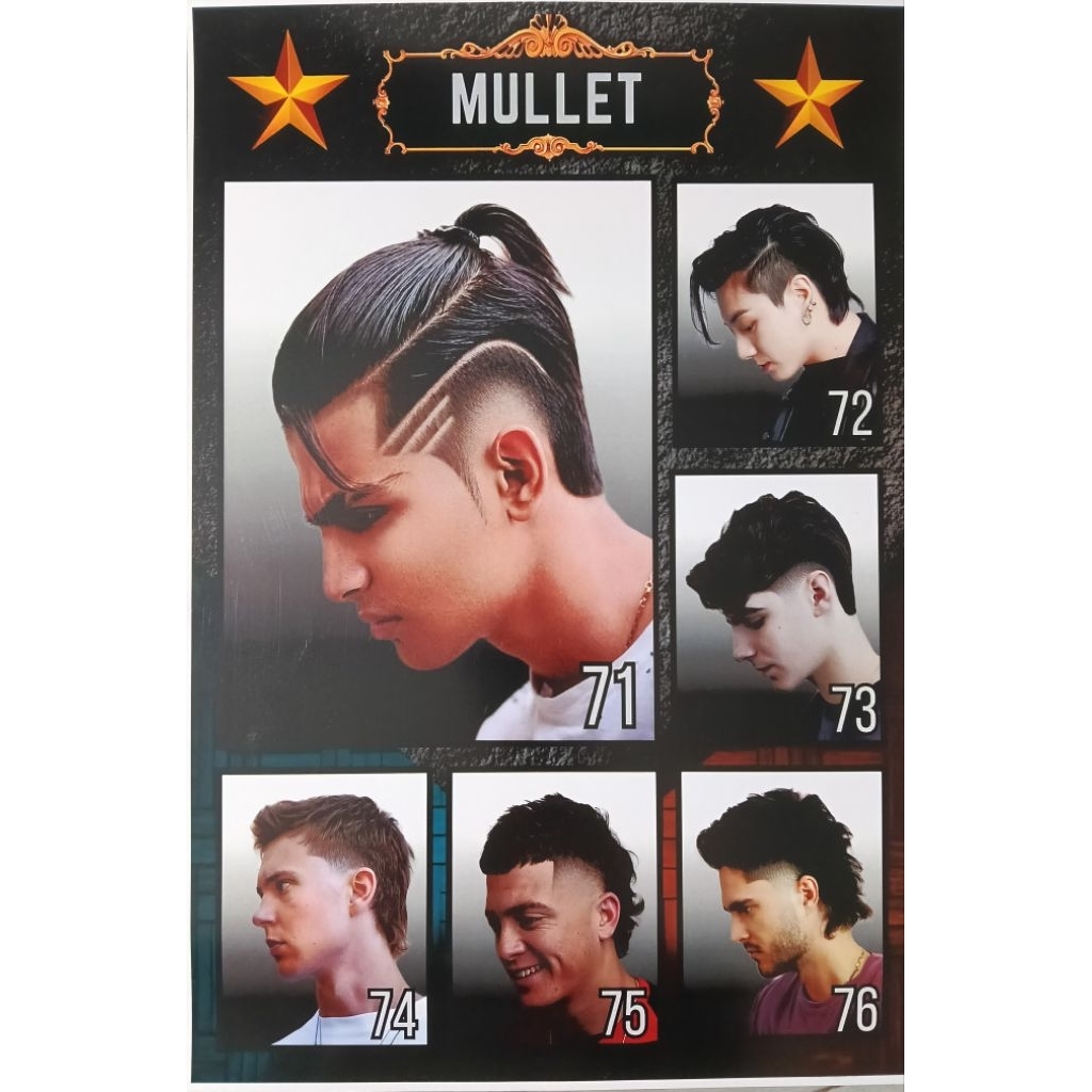 Poster Model Barbershop Pangkas Rambut Model Rambut Keren Gaya Rambut Terbaru Poster Dinding Poster 