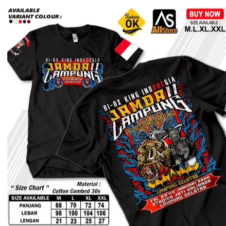 Distro Pria Katu / Kaos Acara RX King 2026 / Kaos JAMDA LAMPUNG / keren simpel nyaman murah
